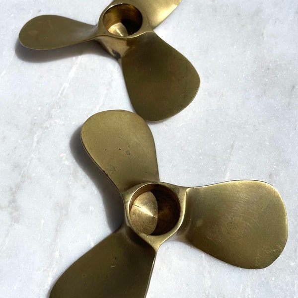 Brass Boat Propeller Etsy