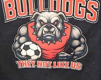 They Not Like Us Bulldog soccer dtf transfer