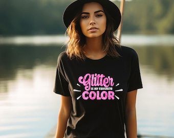 Glitter is my favorite color dtf transfer