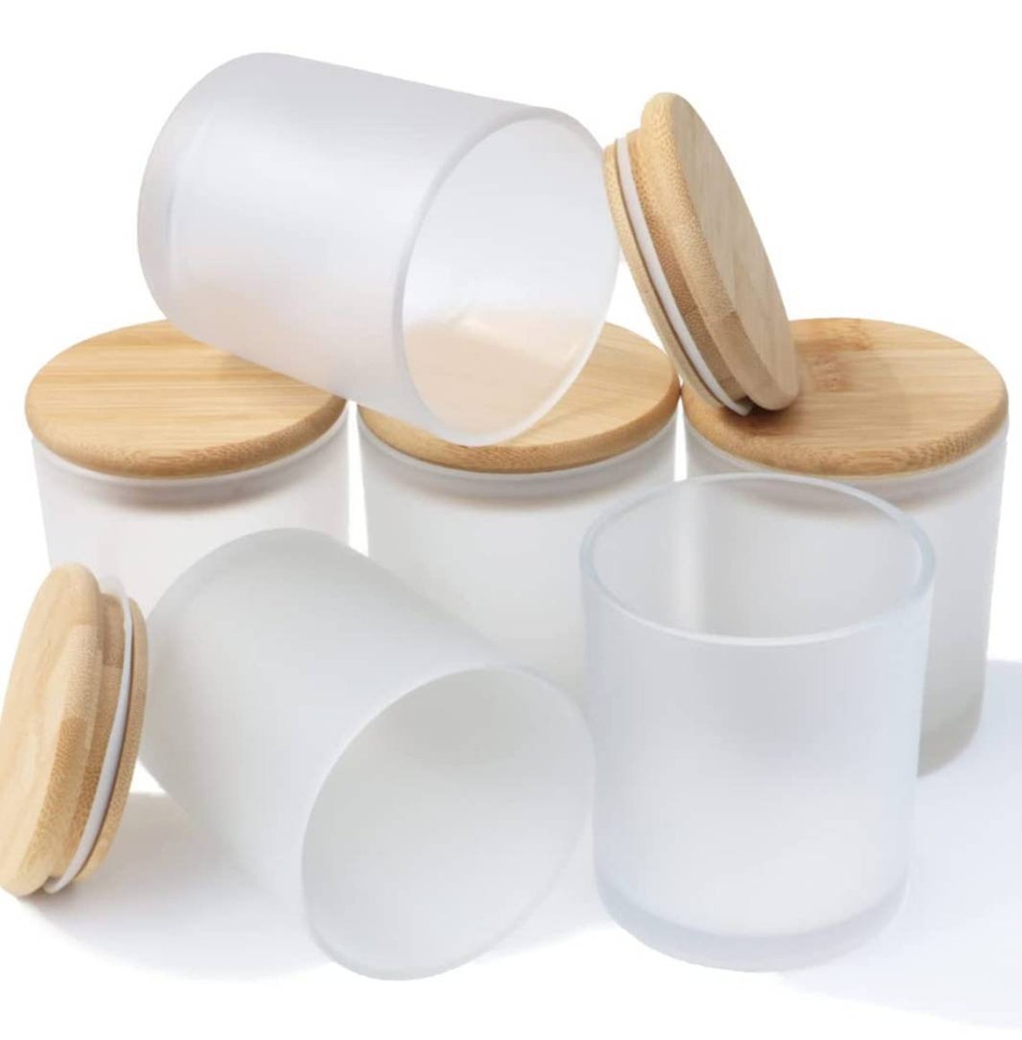 Frosted Glass Candle Jar for Sublimating. Sublimation Blank Etsy