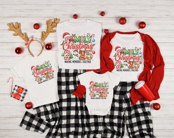 Family Christmas 2025 dtf transfer