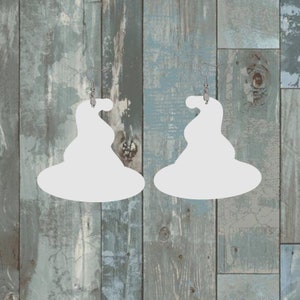 10 sets heksenhoed oorbellen voor sublimatie mdf hardboard