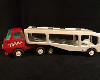 tonka car hauler metal