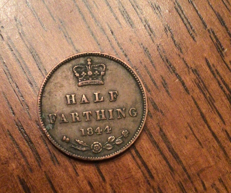 1844 Great Britain Half Farthing image 2