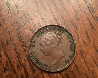 1844 Great Britain Half Farthing