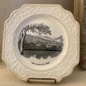 Crown Devon Fielding’s Vancouver B.C. 1936 Plate