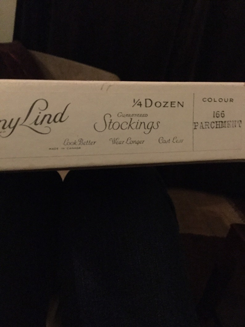 Vintage Jenny Lind Ladies Hosiery Stockings Box image 5