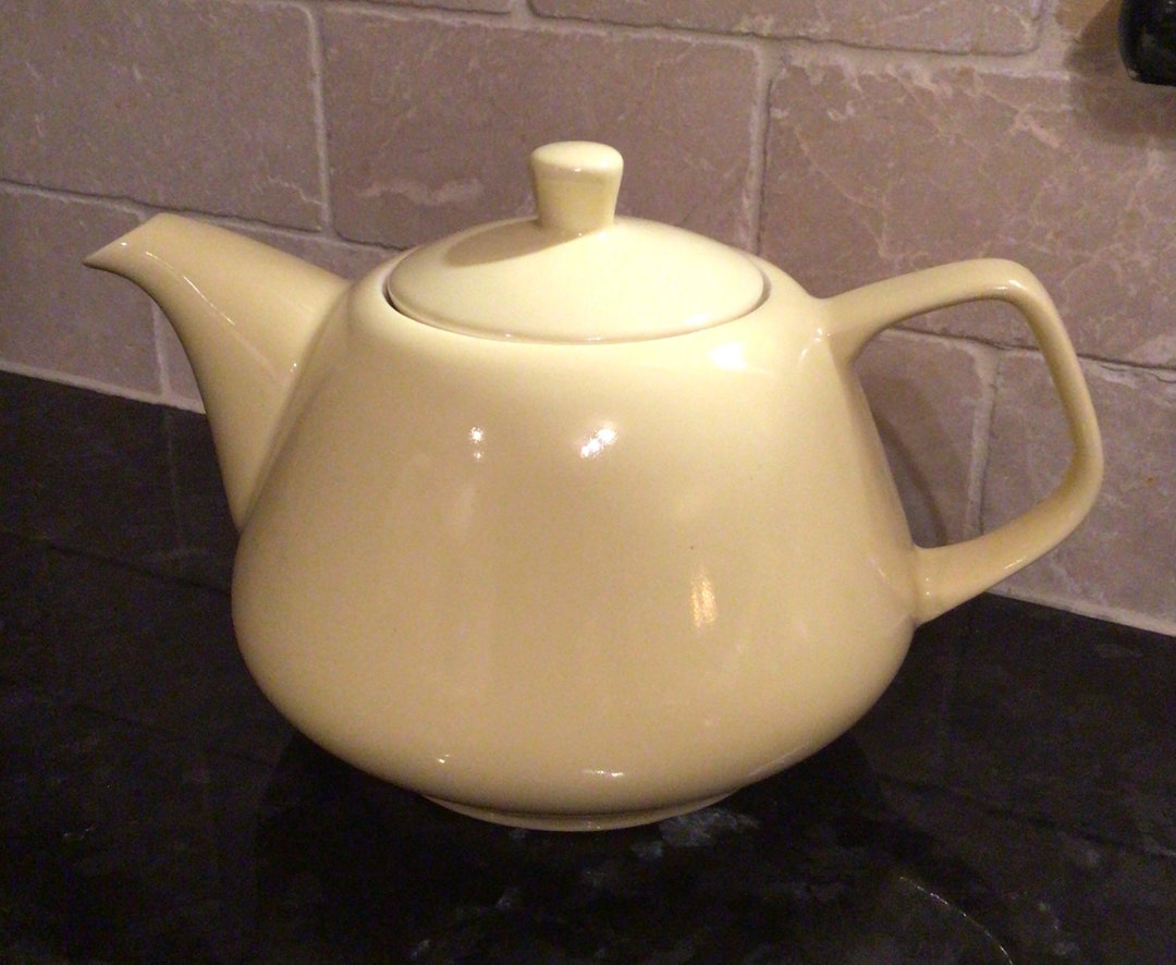 Melitta 19 MCM Yellow Teapot Etsy