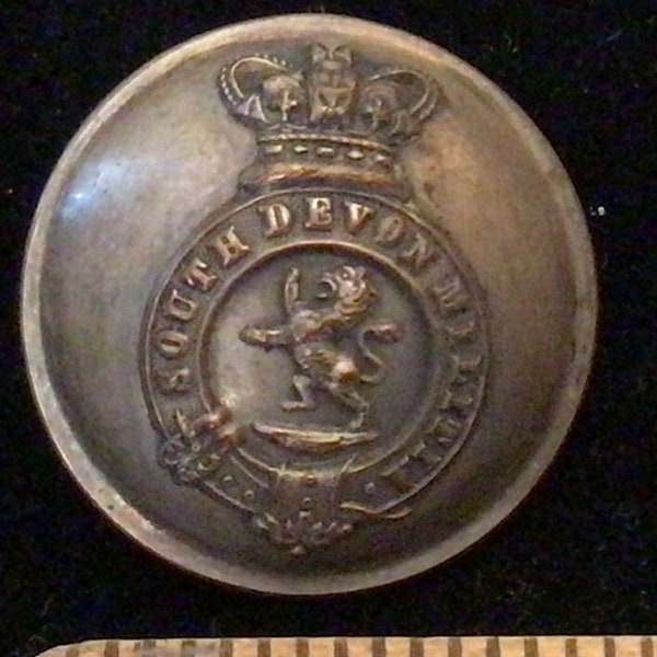 South Devon Militia Tunic Button