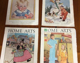 Home Arts Needlecraft Magazine 1936 1937