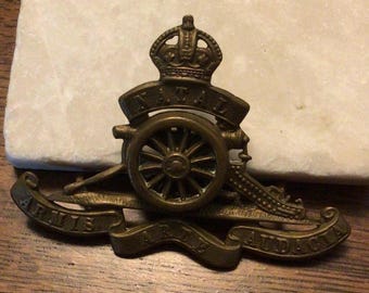 Sydafrikas Natal Artillery Cap Badge