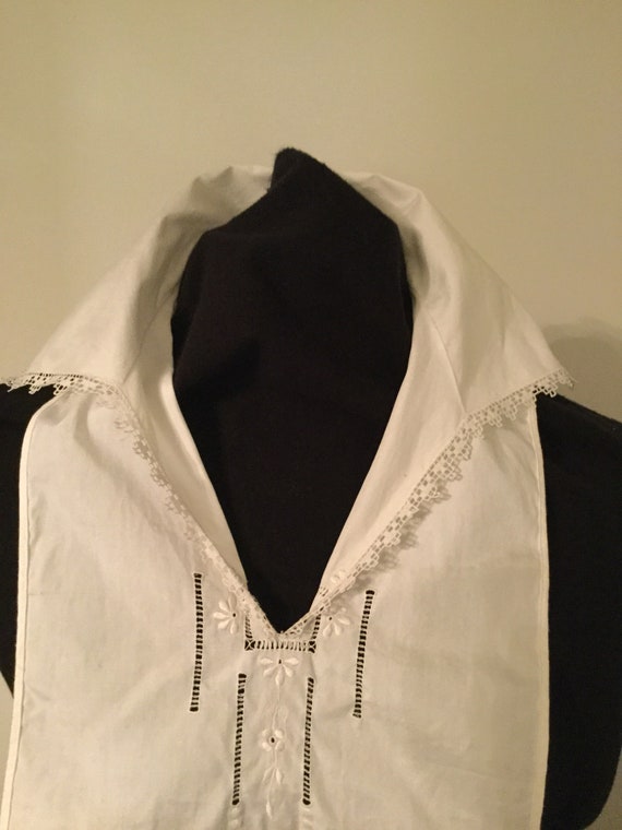 Antique Ladies Shirtfront Dickie Victorian