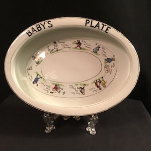 Paragon China Nursery Rhymes Baby’s Plate Nursery Ware