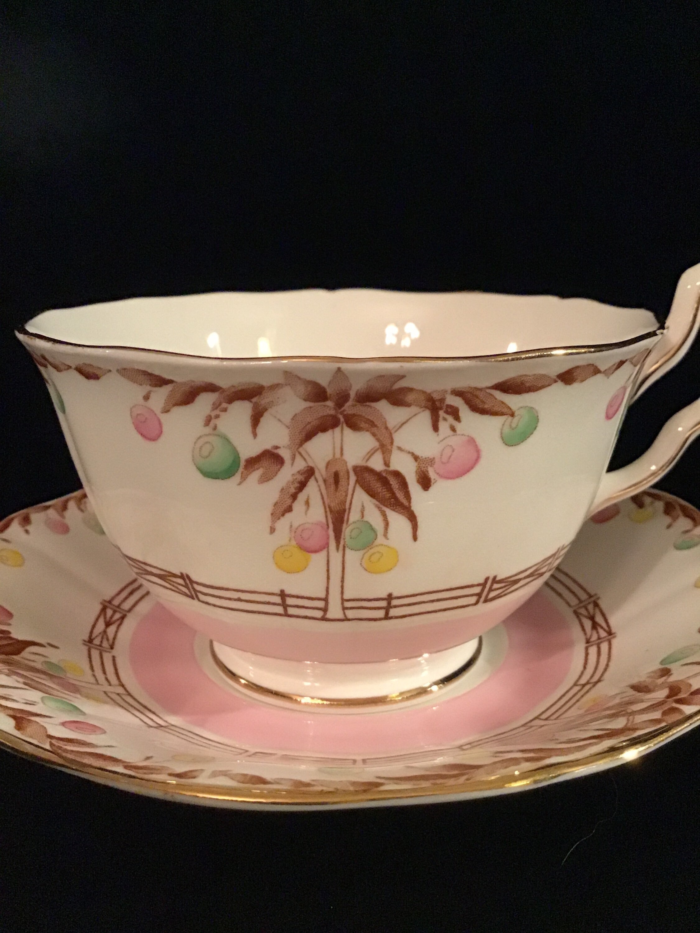 Adderley Best Bone China Pink Green Yellow Paper Lanterns or Etsy