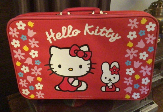 Maleta rosa Hello Kitty - Etsy