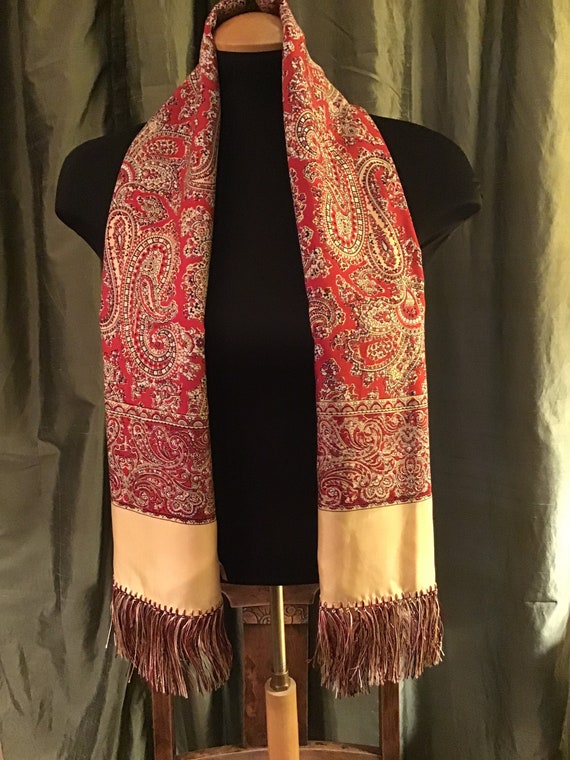 Forsyth Silk Paisley Men’s Opera Scarf
