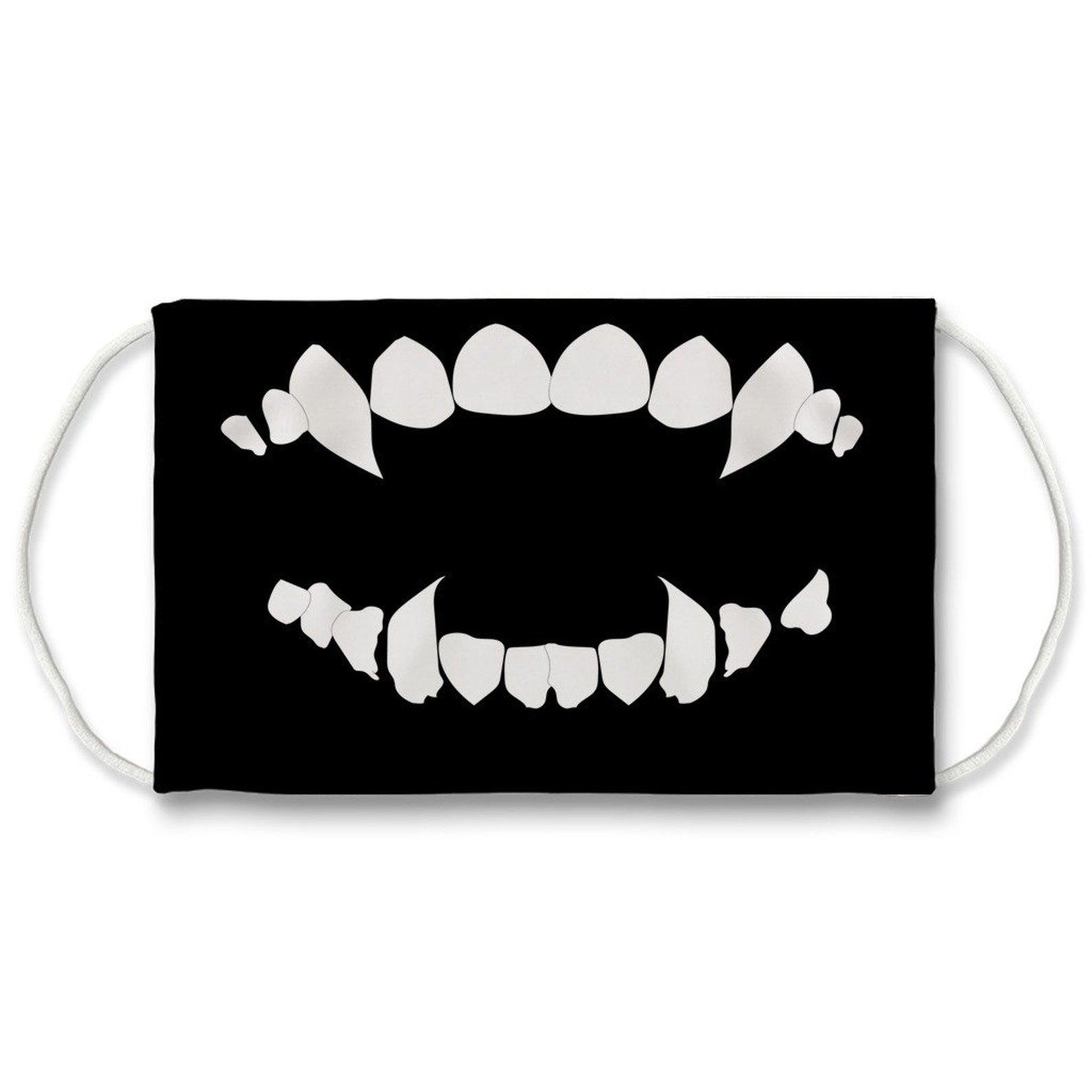 Scary Teeth Mask Sublimation Face Mask With Mouth and Nose Etsy Canada