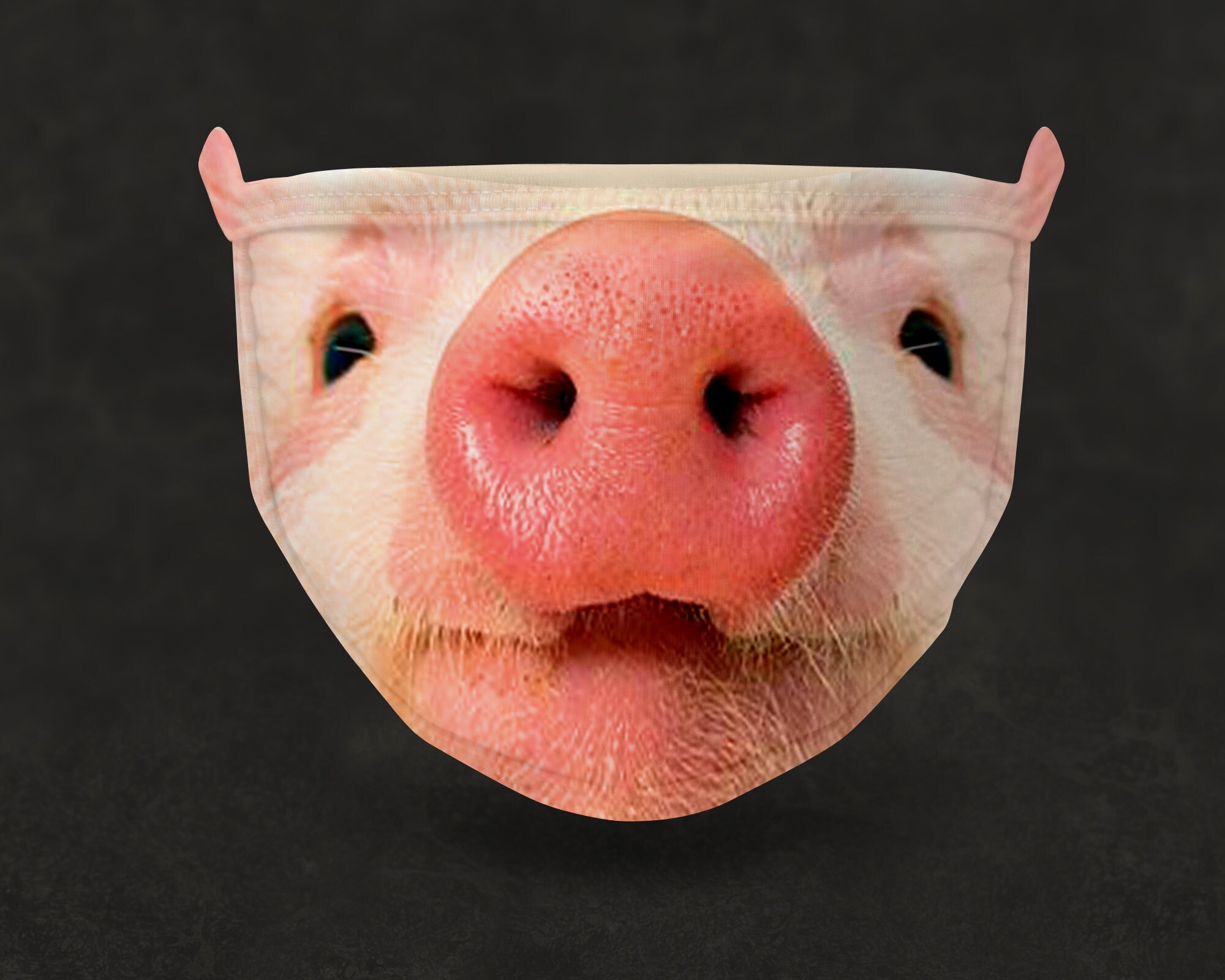 Details about   Pig Face Snout Piggy Piglet Sm/Med Face Mask 