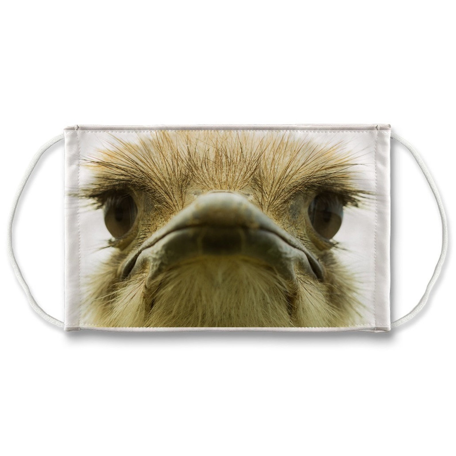 Ostrich Close up Mask Comes With 5 Nose Crimps and Mouth and Etsy