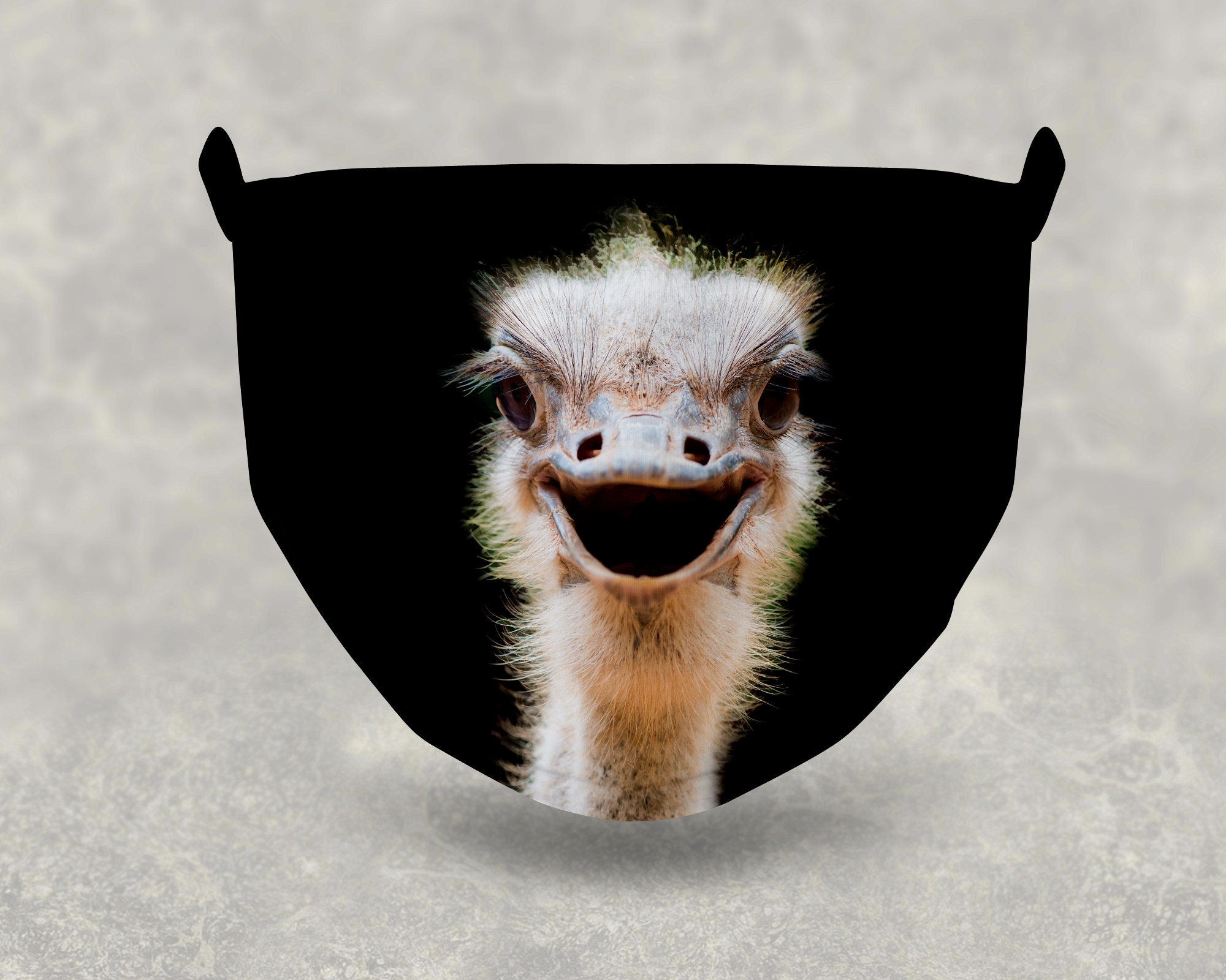 Funny Ostrich Face Mask Comes With 5 Nose Crimps and Mouth and Etsy UK