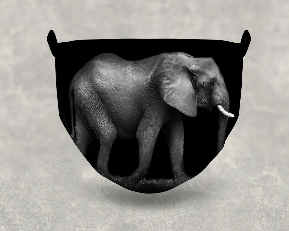 Elephant Face Mask Comes With 5 Nose Crimps and Mouth and Nose Etsy