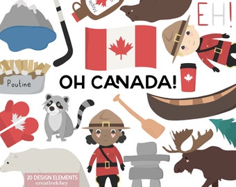 Canada Travel Clipart, Canada Day Clipart, Mountie, Toronto, Vancouver, Canada PNG