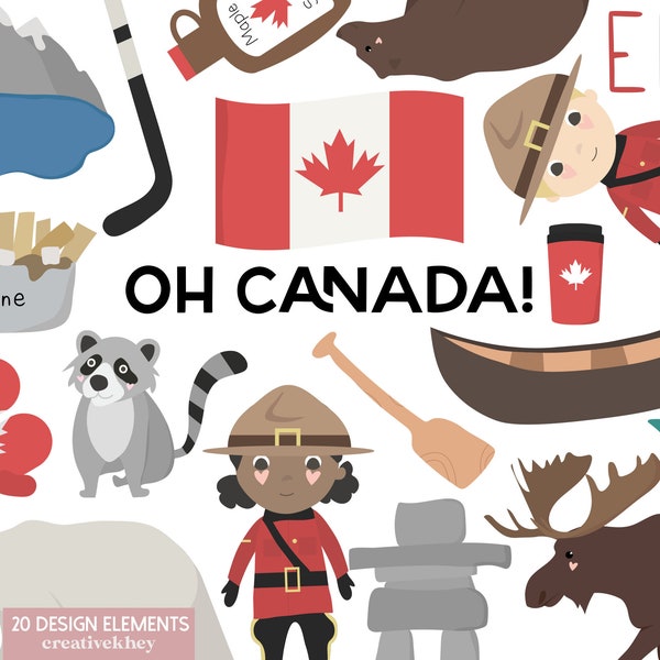 Canada Travel Clipart, Canada Day Clipart, Mountie, Toronto, Vancouver, Canada PNG