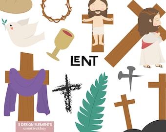 Lent Clipart, Images of Lent, Palm Sunday, Ash Wednesday, Crown of Thorns