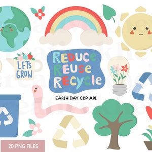 Earth Day Clipart, Earth day t shirt, Recycling Clipart, Environment Clipart