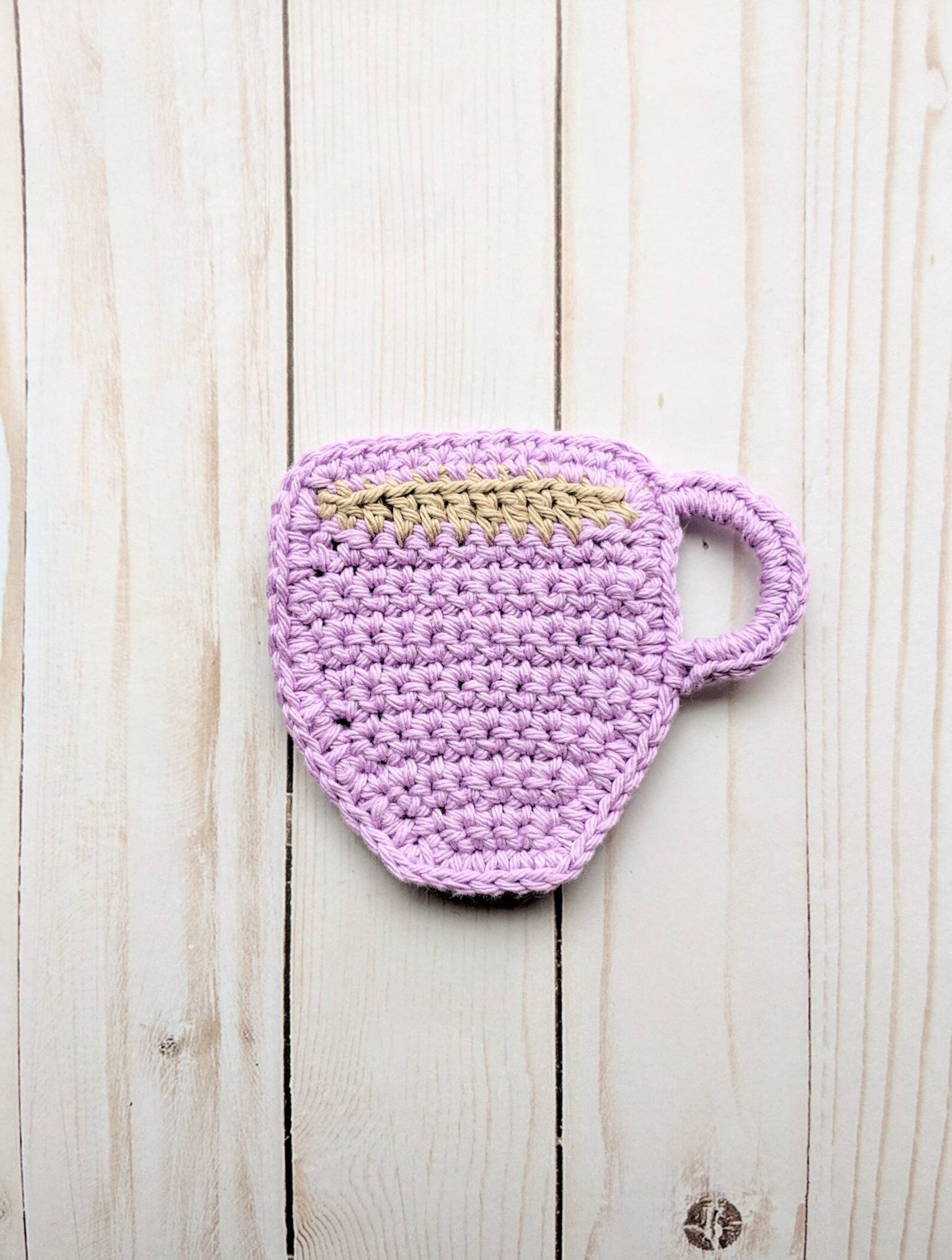 Crochet Coffee Cup Coasters Coffee Lover's Gift Crochet Etsy