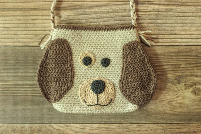Dog Child Pocketbook Kid's Crochet Purse Children's Etsy