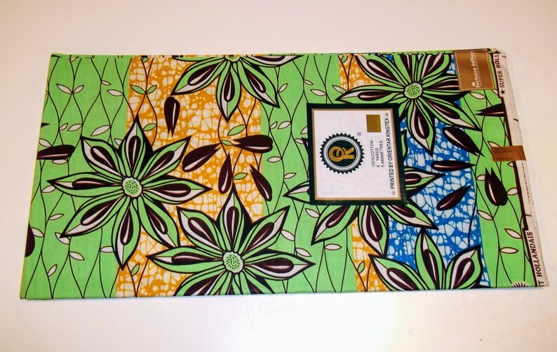 African print fabric Ankara African clothing 3 yards Wax Print Fabric