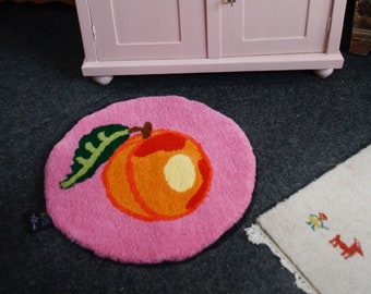 Tufted rug - The apricot