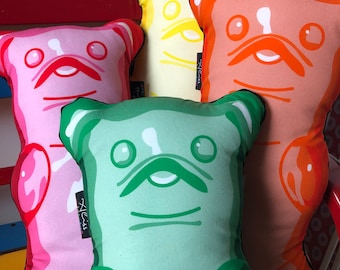 Shaped pillows - GUMMY BEARS