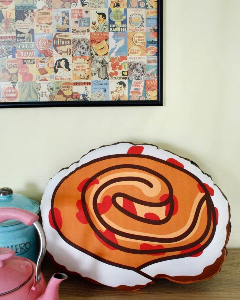 Shaped pillow Pastries Cinnamon roll