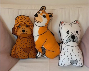 Shaped pillow - Doggies