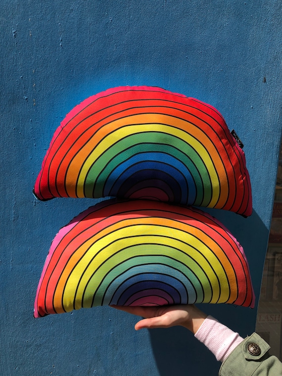 Almohadas con formas ARCO IRIS Etsy Espana