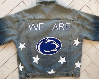 penn state jean jacket