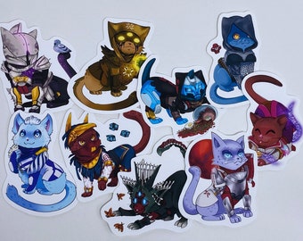 Destiny 2 Cat Character Stickers | Destiny 2 Stickers | 2.5in Vinyl Sticker