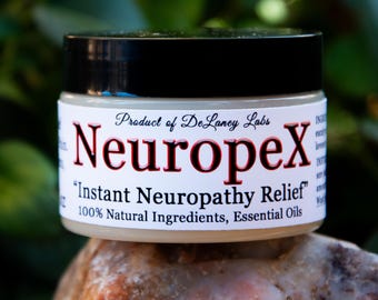 1# NeuropeX: INSTANT NEUROPATHY  RELIEF balm.  Contains 100 % natural ingredients.