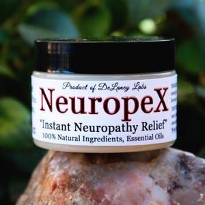 NeuropeX. "NEW PRODUCT" Instant Neuropathy Pain Relief with ARNICA, Essential Oils. 100% Natural.