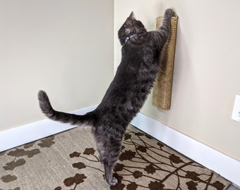 Cat Scratching Post, Wall mounted Cat Furniture, Sisal Cat Climber, Cat Play Furniture