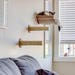 Cat Hammock with Two Sisal Steps - Tan