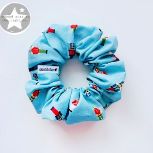 Tinker Tailor Soldier Scrunchie / Nutcracker Scunchie / Christmas Nutcracker Scrunchie / Soldier Scrunchie / Christmas Toy Soldier Scrunchie image 1