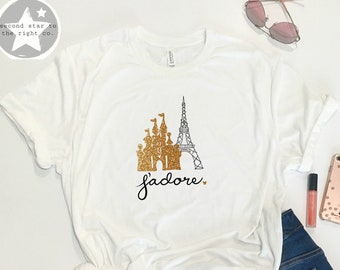J'adore Disney Paris Shirt / Disneyland Paris Shirt / Disney Paris Shirt / Disney Shirts / Disney Shirts for Women / Disney Paris Inspired