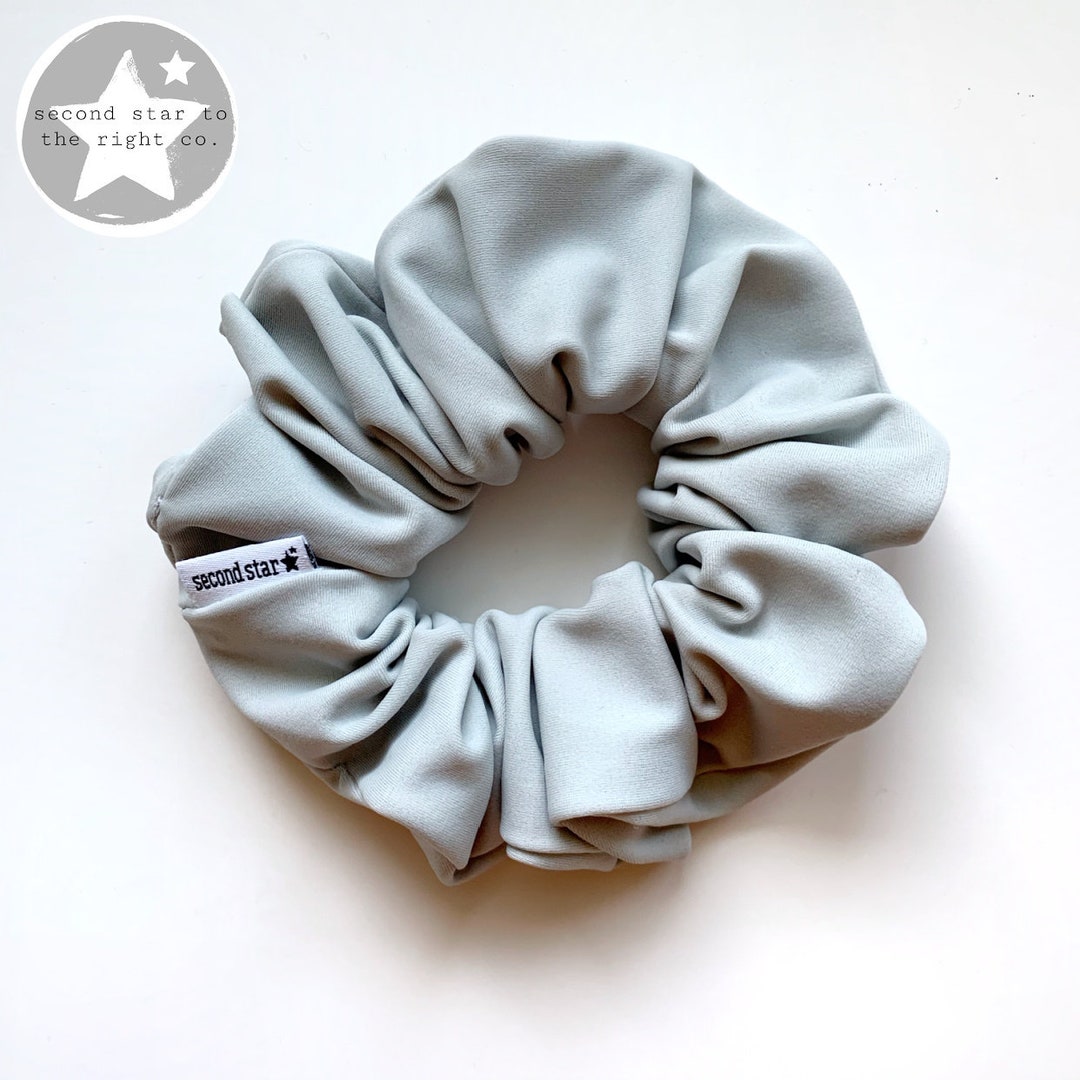 Grey SWIM Scrunchie / Waterproof Scrunchie /water Scrunchie /cruise