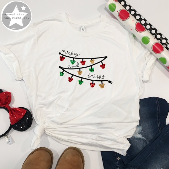 Etsy disney christmas shirts 2025