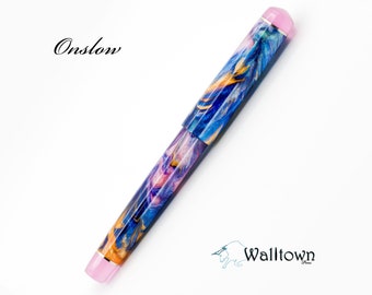 Fenice Sull'oceano with Hey Hey, Let's Go! | Onslow Model | #6 Jowo | Handmade Fountain Pen