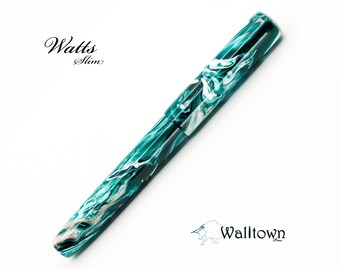 Haibei | Watts Slim Model | #6 Jowo Nib | Handmade Fountain Pen