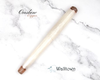 Latte w/ Iced Umber | Onslow Copper Model | #6 Jowo | Handmade Fountain Pen